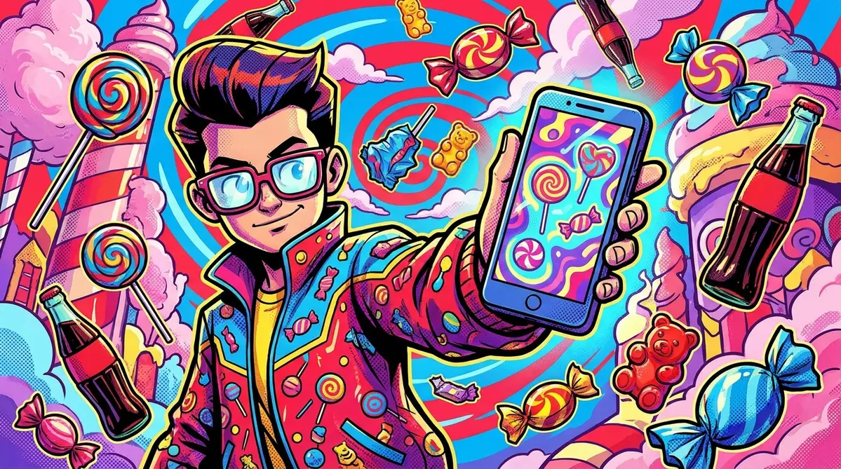 Retro Sweets mobile app
